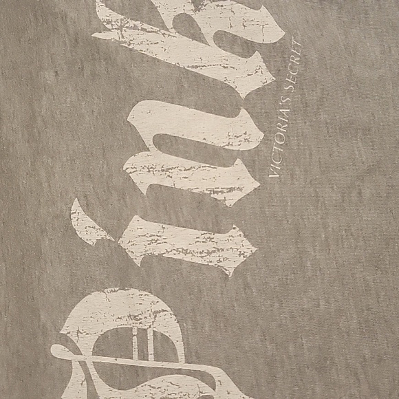 PINK Victoria's Secret Pink and Gray Throw Size 56X68" - Picture 12 of 13